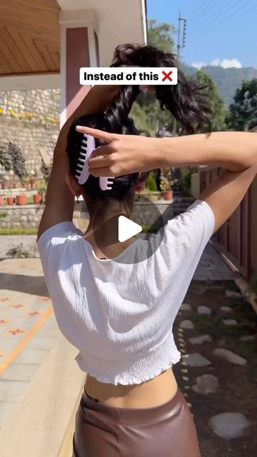 Hair Claw Ponytail, Hair Clip Hairstyles Long Hair, Cornrow Hairstyles With Natural Hair, Cute Claw Clip Hairstyles, Hairstyles With Natural Hair, Ponytail Hack, Hairstyle Ponytail, Claw Clip Ponytail, Claw Clip Hairstyles