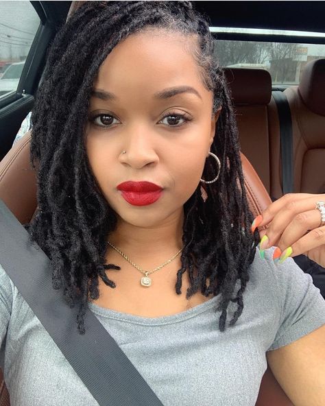 Dreads Styles For Women, Short Locs, Beautiful Dreadlocks, Short Locs Hairstyles, Faux Locs Hairstyles, Dreadlock Styles, Dreads Styles, Natural Hair Twists, Girls Natural Hairstyles