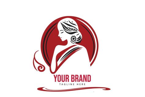 saree logo vector Baby Shower Images, Shower Images, Create Logo Design, Fancy Shop, Hand Embroidery Patterns Free, Create Logo, Logo Design Free, Embroidery Patterns Free, Logo Banners