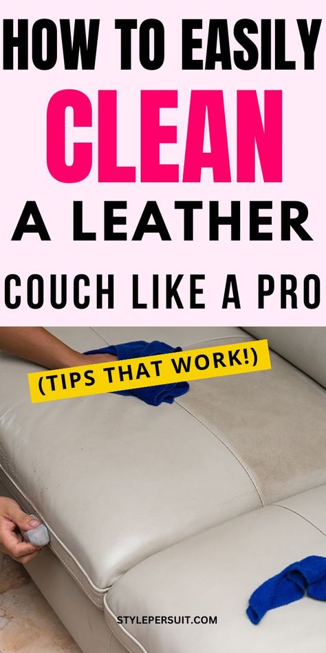 Leather sofas add a touch of elegance and sophistication to any room. However, keeping them clean and well-maintained can be challenging. Here is a simple guide to help you clean your leather sofa and keep it looking its best. Clean Leather Couch, Clean Leather Seats, Dark Leather Couches, Cleaning Leather Couch, Leather Furniture Repair, White Leather Couch, Tan Leather Couch, Cream Leather Sofa, Clean White Leather