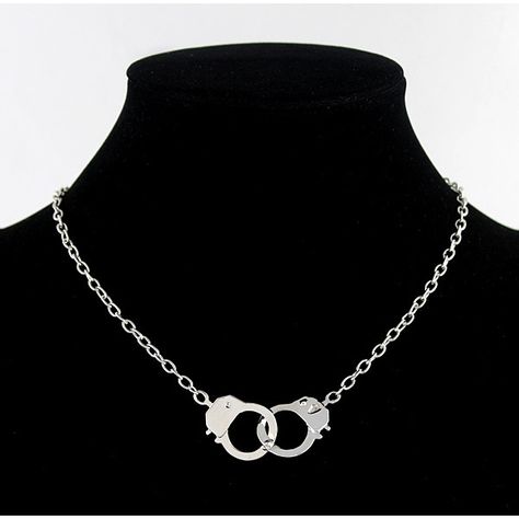 Silver Handcuff Necklace hiphippo ($50) ❤ liked on Polyvore featuring jewelry, necklaces, silver jewellery, silver handcuff necklace, handcuff necklace, hand cuff necklace and silver jewelry Jewelry Necklaces Silver, Cuff Necklace, Handcuff Necklace, Mens Necklace Pendant, Necklaces Silver, Charms Necklace, Gold Gift, Mens Pendant, Necklace Online