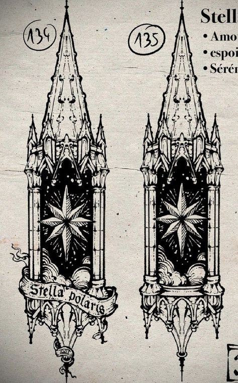 Gothic Tower Drawing, Goth Architecture Tattoo, Cathedral Window Tattoo, Goth Cathedral, Gothic Windows Tattoo, Gothic Motifs, Cathedral Tattoo, Medieval Drawings, Idea Tattoo