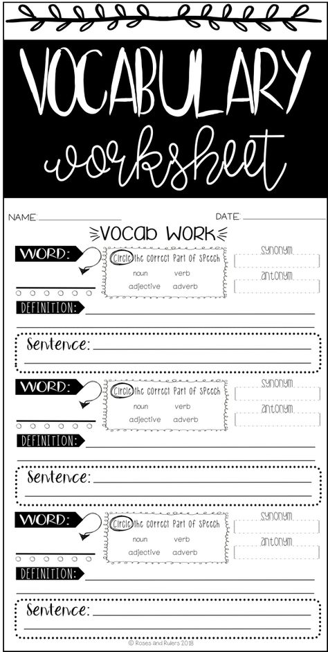 Vocabulary Organizer Graphic Organizers, Vocabulary 2nd Grade, Vocabulary Worksheets Middle School, 2nd Grade Vocabulary Worksheets, Vocabulary 3rd Grade, Vocabulary Words Worksheet, Vocab Worksheets, Vocabulary Activities Elementary, Vocab Activities