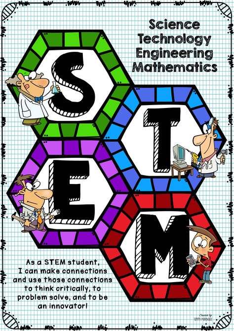 This a fun, colorful, and engaging STEM poster that would look great in any classroom. It coordinates with my FREE Engineering and Design Poster. Stem Poster, Stem Posters, Stem Students, Steam Ideas, Stem Lab, Steam Activities, Stem Projects, Science Resources, Classroom Design