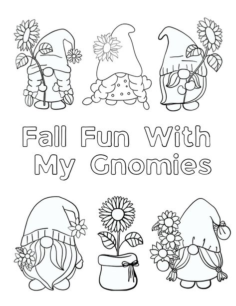 It’s easy to fall in love with fall! With cooler weather on its way, changing leaves and fun fall activities like bonfires, baking and more, our family loves this time of year. Gnomes love fall too and our next set of coloring pages celebrates the love of this fun season and these cute capped creatures. Print them for lots of coloring fun like gnome other! Print these fun and free fall gnome coloring pages for your family. Fall Color Nails, Gnome Coloring Pages, Scarecrow Crafts, Fall Gnomes, Fall Gnome, Fun Fall Activities, Spring Crafts For Kids, Fall Coloring Pages, Changing Leaves