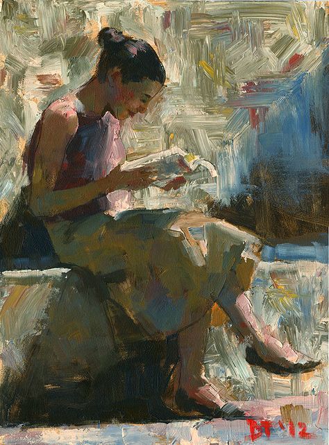 People Reading, Figurative Kunst, Reading Art, Figurative Artwork, The Reader, Woman Reading, Reading A Book, Girl Reading, A Train