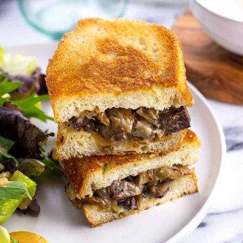 The Best Leftover Steak Sandwich - My Sequined Life Leftover Steak Sandwich Recipes, Leftover Ribeye Steak Recipes, Leftover Steak Sandwich, Steak Leftovers Ideas, Leftover Ribeye, Recipe Using Leftover Chicken, Roast Beef Sliders Recipes, Horseradish Aioli, Steak Sandwich Recipe