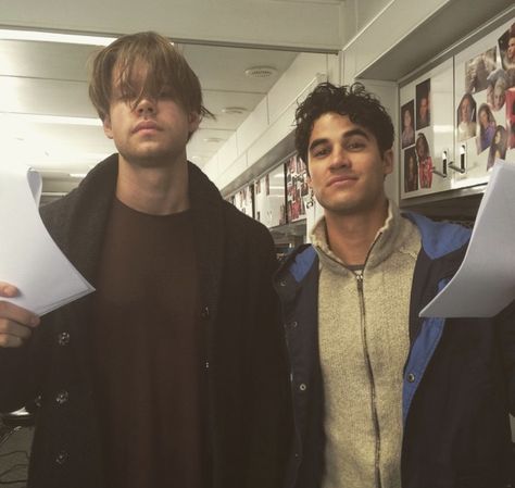 Glee Behind The Scenes, Chord Overstreet, Darren Criss, Last Days, Glee, Behind The Scenes, Insurance, On Instagram, Instagram