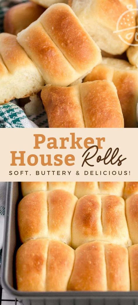 Bread Flour Dinner Rolls Recipe, Homemade Parker House Rolls, Fresh Dinner Rolls, Butter Bread Recipe Homemade, Parkerhouse Rolls Recipe, Easy Rolls Recipe Quick, Easy Homemade Dinner Rolls, Dinner Buns, Yeast Dinner Rolls Recipe