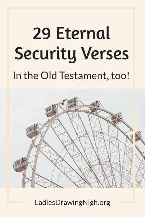 Are you wondering about whether you could lose your salvaiton? Explore these 29 eternal security verses and be blessed with the knowledge that your salvation is eternally secure! Bible Themes, Assurance Of Salvation, Bible Diet, Romans 6 23, Prayer Bible, Gospel Message, Get Closer To God, The Old Testament, Bible Study Journal