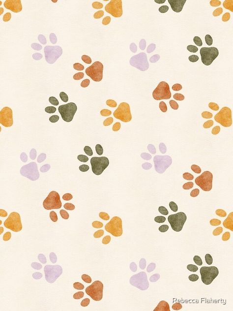 Dog Paw Print Background, Paw Print Background Wallpapers, Paw Prints Wallpapers, Dog Themed Wallpaper, Dog Paws Aesthetic, Cute Dog Backgrounds, Aesthetic Paw Print, Wallpaper Backgrounds Dog, Paw Print Aesthetic