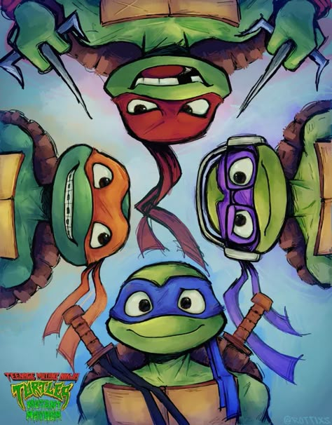 Ninja Turtles Art Draw, Ninja Turtle Drawing, Turtle Wallpaper, Ninja Turtles Birthday Party, Mutant Mayhem, Turtle Drawing, Teenage Mutant Ninja Turtles Artwork, Ninja Turtle Birthday, Teenage Mutant Ninja Turtles Art