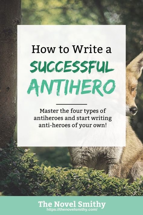 From rough romantic leads to swarmy space pirates, the best anti-hero strikes a delicate balance between smug, sarcastic villain and genuine hero. So, let me walk you through everything you need to know to write an anti-hero—from the difference between anti-heroes and villains, to the six signs you’ve gotten your anti-hero right! 🧐 Anti Hero Prompts, Antihero Writing, Sarcastic Villain, Space Pirates, Writing Genres, Character Prompts, Tips For Writing, Writer Tips, A Writer's Life