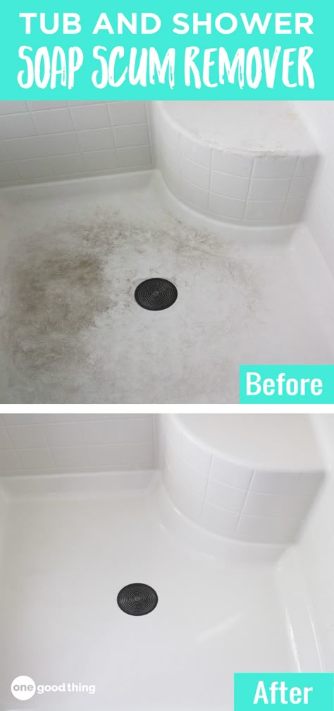 Easy Way To Clean Shower And Tub, Clean Shower Floor Stains, Stained Shower Floor, Cleaning Tubs And Showers, Best Way To Clean Shower And Tub, How To Clean Shower Floor, Cleaning Shower Floor, Clean Shower Floor, Soap Scum Remover