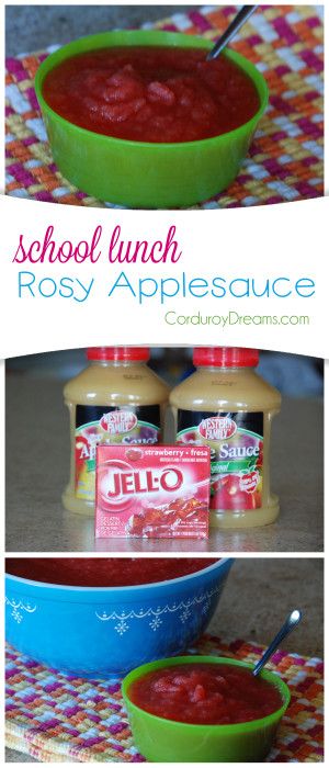 Jello Applesauce Recipe, Strawberry Applesauce Recipes, Applesauce Ideas, Applesauce Jello Recipe, Daycare Recipes, Taco Side Dishes, Soft Foods Diet, Applesauce Recipe, Apple Sauce Recipes