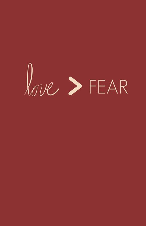 Let Your Love Be Greater Than Your Fear, Love Fear Tattoo, Fear Love Tattoo, Love Over Fear Tattoo, Love Over Fear, Fear Tattoo, Oprah Winfrey Show, Fear Quotes, Fear Of Love