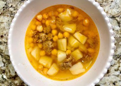 Spanish Bean Soup (Adapted from The Columbia Restaurant) - Tailgate Guru Spanish Bean Soup Columbia, Columbia Restaurant Spanish Bean Soup, Columbia Restaurant Recipes, Spanish Bean Soup Recipe, Spanish Bean Soup, Garbanzo Bean Soup, November Recipes, Spanish Beans, Spanish Soup