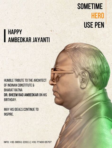 humble tribute to the architect of indinan constitute & bharat ratna dr. bheem rao ambedkar on his birthday. may his ideals continue to inspire. Bheem Rao Ambedkar, Dr Ambedkar Jayanti, Ambedkar Jayanti, Dr Ambedkar Hd Wallpaper New, Dr Ambedkar, Cool Black Wallpaper, B R Ambedkar, Hanuman Hd Wallpaper, Indian House Plans