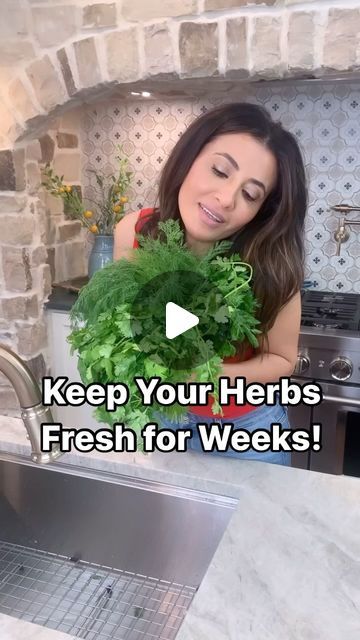 Suzy- Mediterranean Food & Diet on Instagram: "Fresh for WEEKS! Want the complete guide for how to store your herbs so they will last fresh and vibrant for weeks? Be sure you are following @themediterraneandish and let me know in the comments and I’ll DM you! 🌿A few tips below…

Because I cook the Mediterranean way, I use fresh herbs regularly and I’m big amount. Fresh herbs are life! Aside from their nutritional value, herbs are essential to flavor, and if you are eating the Mediterranean diet, you will find many ways to use fresh herbs in everything from building a flavor-packed salad to pasta, marinades, and more! 

So how do you keep them fresh? Here are a few tips (but comment below if you want the complete guide): 

- After you wash them, make sure your herbs are fully dry.

- Treat Suzy Mediterranean, Instagram Meals, Packed Salad, Recycled Bag, Cooking Tricks, The Mediterranean Diet, Mediterranean Food, How To Store, Food Diet