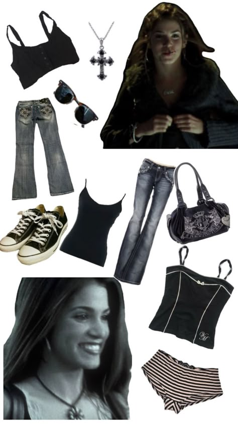 Thirteen Movie Outfits, 13 Movie, Evie Zamora, Thirteen Movie Aesthetic, Rock Star Outfit, Trashy Outfits, Outfit Inso, 2000s Fashion Trends, Movie Inspired Outfits