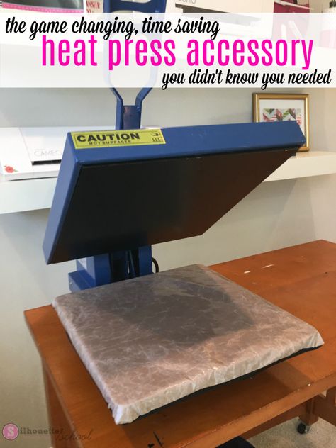 Heat press accesorries that will save you time Heat Press Machine Tutorials, Best Heat Press Machine, Heat Press Projects, Heat Press Shirts, Silhouette School Blog, Inkscape Tutorials, Silhouette School, Silhouette Tutorials, Heat Press Vinyl