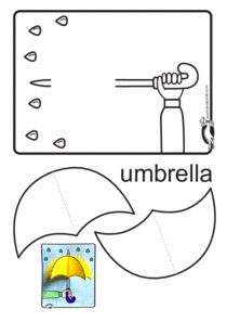 Umbrella Crafts For Toddlers, Rain Crafts, Umbrella Craft, Weather Crafts, Craft Work For Kids, Easy Art For Kids, Summer Camp Crafts, Rainy Day Crafts, Hand Crafts For Kids