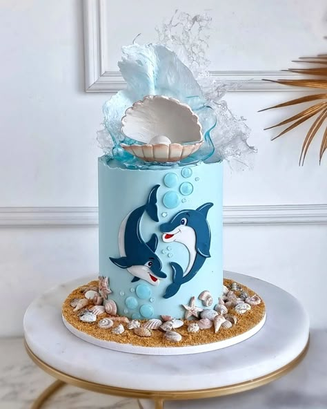 Underwater Birthday Cake, Under Sea Cake, Underwater Cake, Tropical Birthday Cake, Dolphin Cake, Barbie Dress Cake, Frozen Birthday Party Cake, Baileys Cake, Dolphin Cakes