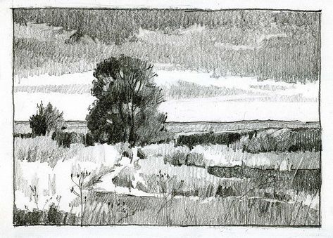 Nature Pencil Drawings, Landscape Sketch Nature, Sketch Nature, Studio Drawing, Landscape Pencil Drawings, Nature Sketch, Landscape Sketch, Free Yourself, Charcoal Art