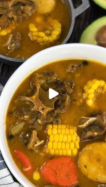 Helena Faustin on Instagram: "What size soup are you ordering?…..it’s officially brick outside. Let’s make some soup. I had a pack of oxtail left over from Thanksgiving so I used it along with some beef neck bones to make soup. You’ll need to boil the meat for about an hour before adding the veggies and you should be good to go! After you add the soup packets, you may need need to add a little all purpose seasoning (to taste)" Neckbone Soup Recipes, Neck Bone Soup Recipe, Beef Bone Soup, Oxtail Soup Recipe, Oxtail Soup, Bone Soup, Neck Bones, All Purpose Seasoning, Soup Crocks