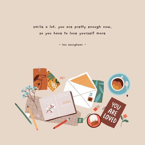 Seungkwan Quotes, Seventeen Lyrics, Seventeen Song, Love Yourself More, Boo Seungkwan, Pink Quotes, Feel Good Quotes, Seventeen Wallpapers, Bullet Journal Inspo