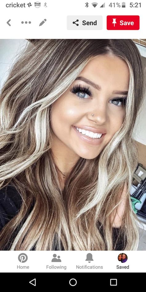 Frontal Hair, Fall Hair Color Trends, Latest Hair Color, Blonde Wigs, Frontal Hairstyles, Ombré Hair, Brown Blonde Hair, Long Blonde, Long Wavy Hair