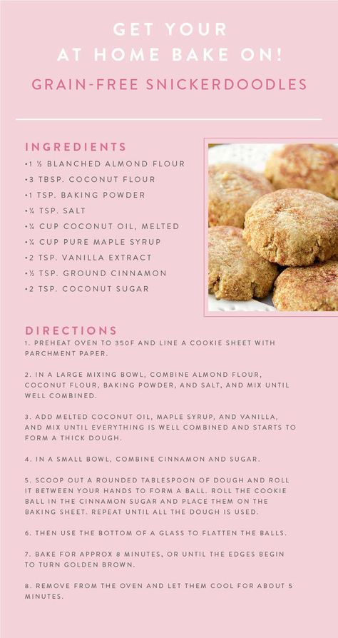 Snickerdoodle Desserts, Fitness Breakfast, Love Sweat Fitness, Baking Powder Uses, Almond Flour Recipes, Baking Soda Uses, I'm Ok, Snickerdoodles, Healthy Sweets