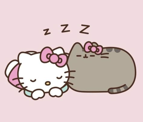 Pusheen Friends, Pink Pusheen, Hello Kitty Clipart, Hello Kitty Wallpaper Hd, Pusheen Cute, Hello Kitty House, Charmmy Kitty, Hello Kitty Themes, Pusheen Cat