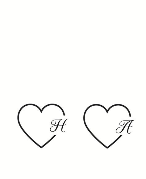 H Heart Tattoo, Letter F Tattoo, Hart Tattoo, T Tattoo, Heart Tat, F Tattoo, Borboleta Tattoo, V Tattoo, Small Girly Tattoos