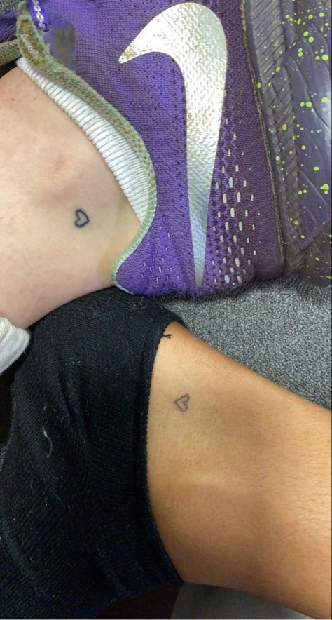 Tiny Simple Stick And Poke Tattoos, Matching Couple Stick And Pokes, Matching Bsf Stick And Pokes, Forearm Stick And Poke Tattoo, Simple Matching Stick And Poke Tattoo, Bsf Stick And Poke, Couple Stick And Poke, Small Matching Stick And Poke, Stick And Poke Heart Tattoo