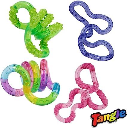 Tangle Crush 4-Pack Slime, Rainbow, Soda Pop, Galaxy - Twist Fidgets for Boys and Girls - Slime Tangle Fidget Jr Tangle Fidget, Tangle Fidget Toy, Stimulate Your Brain, Tangle Toy, Crush Series, Nervous Energy, Kids Around The World, Hand Therapy, Improve Focus