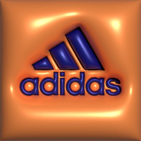 kwai.com Illustrator Wallpaper, Adidas Casual, 3d Logo, 3d Render, Photoshop Illustrator, Adidas Logo, Phone Wallpaper, 3 D, Illustrator