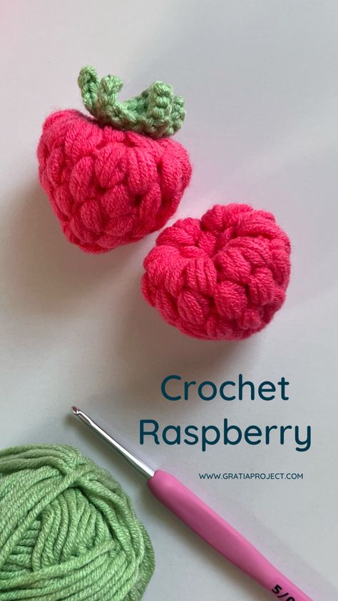 Raspberry Crochet Pattern | Blueberry | Strawberry Crochet Berry Pattern Free, Raspberry Crochet Free Pattern, Raspberry Crochet Pattern, Crochet Raspberry Pattern Free, Free Strawberry Crochet Pattern, Crochet Blueberry Pattern Free, Blueberry Crochet Free Pattern, Crochet Strawberry Pattern Free, Lizzie Core