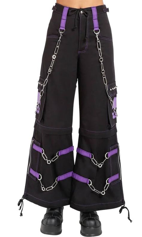 Pastel Goth Pants, Tripp Jeans, Tripp Nyc Pants, Skull Pants, Goth Pants, Purple Goth, Tripp Pants, Purple Streetwear, Techwear Outfits