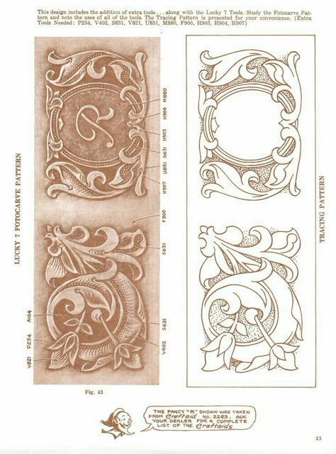 Leather Tooling Designs, Leatherwork Patterns, Leather Carving Patterns, Leather Patterns Templates, Leather Craft Ideas, Leather Working Patterns, Leather Stamping, Leather Tooling Patterns, Leather Wallet Pattern