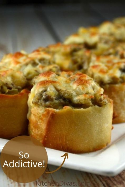 Mushroom Bites, Mushroom Appetizers, Appetizers Easy Finger Food, Finger Foods Easy, Best Appetizer Recipes, Cheese Bites, Appetizer Bites, Finger Food Appetizers, Party Food Appetizers