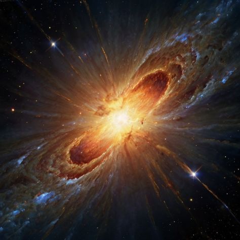 Supernova explosion in a distant galaxy Real Galaxy Pictures, Universe Explosion, Supernova Aesthetic, Dark Saber, Hubble Pictures, Supernova Explosion, Aesthetic Galaxy, Super Nova, Fantasy Book Series