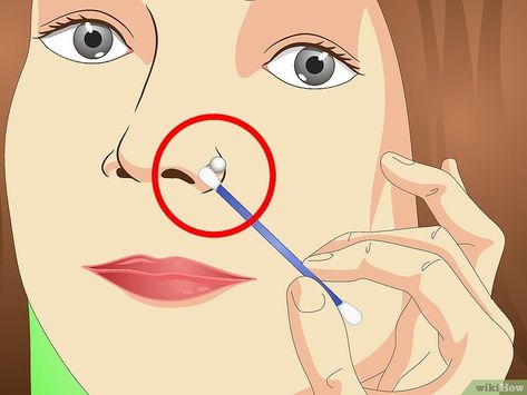 How to Clean a Nose Ring: 11 Steps (with Pictures) - wikiHow Cleaning Nose Piercing, Nose Piercing Tips, Nose Piercing Care, Small Nose Piercing, Nose Piercing Healing, Cleaning Piercings, Ring Cleaner, Nose Piercing Hoop, Nose Piercing Stud