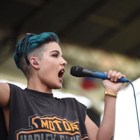 Halsey Short Hair, Halsey Hair, Ashley Frangipane, Dark Music, Cut My Hair, Halsey, The 8, Rock N, Pixie Cut