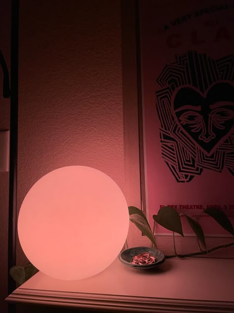 Fado Lamp, Aesthetic Apartments, Uni Apartment, Atl Apartment, Led Ball Lights, Lighting House, Dallas Apartment, Lamp Pink, Fall Room