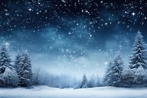 photo winter background snow and | Premium Photo - rawpixel Landscape Dark, Background Snow, Winter Party Decorations, Dark Blue Sky, Background Winter, Christmas Tree Wallpaper, Christmas Landscape, Winter Background, Bon Weekend