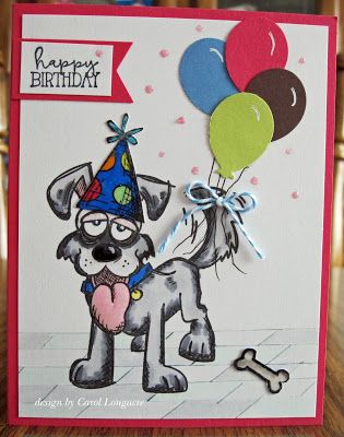 Tim Holtz Dogs Crazy, Birthday Card Quotes, Crazy Dogs Cards, Dog Birthday Cards, Quotes Girlfriend, Tim Holtz Crazy Birds, Tim Holtz Mini, Crazy Birds, Card Quotes