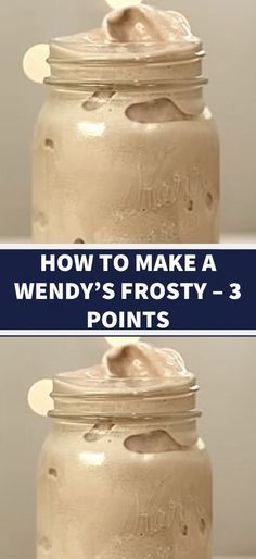 Homemade Wendy's Frosty Recipe, Wendys Frosty Recipe, Wendy's Frosty, Weight Watchers Meals Dinner, Ww Ideas, Wendys Frosty, Chocolate Frosty, Frosty Recipe, Weight Watchers Meal Plans