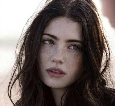 Dark Hair Face Claims Female, Wattpad Face Claims Female, Irish Face Claim, Dark Hair Light Eyes Pale Skin, Photography Face Portraits, Face Claims Female Brunette Blue Eyes, Unquie Faces, Book Characters Inspiration Faces, Blue Eyes Brown Hair Makeup