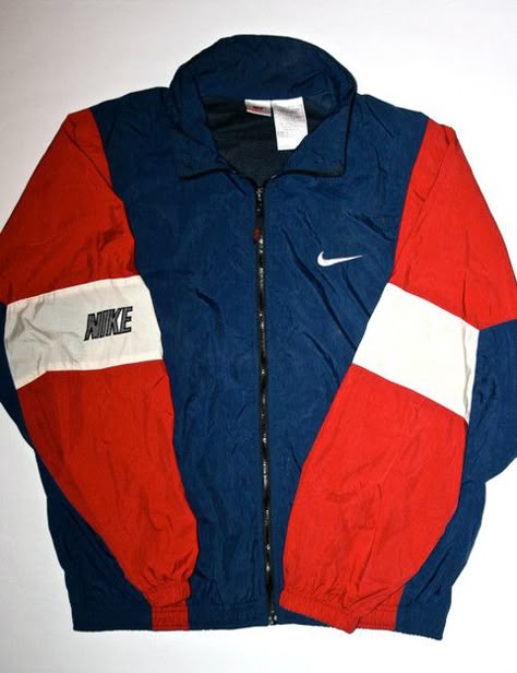 Vintage 90s Retro Nike Color Block Windbreaker Jacket Mens Size Large Retro Nike Outfits, Nike 90s Vintage, Sweat Vintage, Nike Factory, Retro Nike, Vintage Nike Windbreaker, Windbreaker Jacket Mens, Shoes Vintage, Vintage Windbreaker